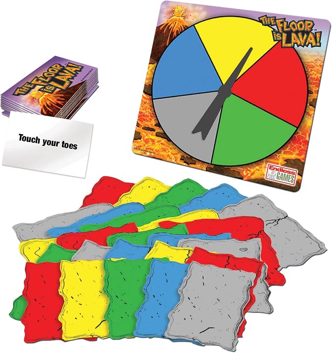 Goliath The Original The Floor is Lava! Game by Endless Games - Interactive Game For Kids And Adults - Promotes Physical Activity - Indoor And Outdoor Safe - Classic Edition
