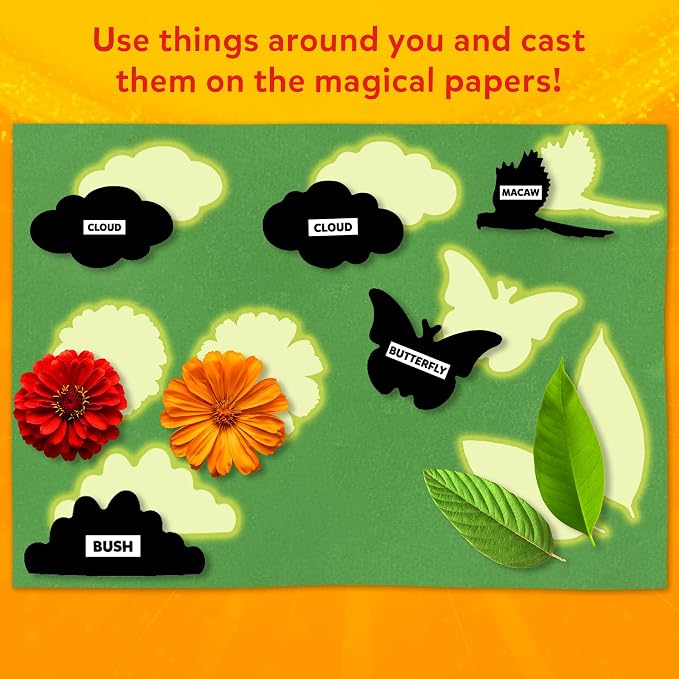 Skillmatics Magical Sun Art – Animals, STEM Paper Craft Kit, Gift for Kids | Decorative Paper, Animal Stencils & Markers, Create with Sunlight, Mess-Free, Gifts for Ages 4, 5, 6, 7, 8, 9, 10, 11, 12
