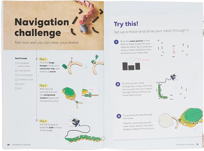 KiwiCo - Remote Controlled Snake Robot | DIY Robotics Engineering Building Kit | Science Exploration Activity & RC Learning Toy & Gift for Kids Ages 9+