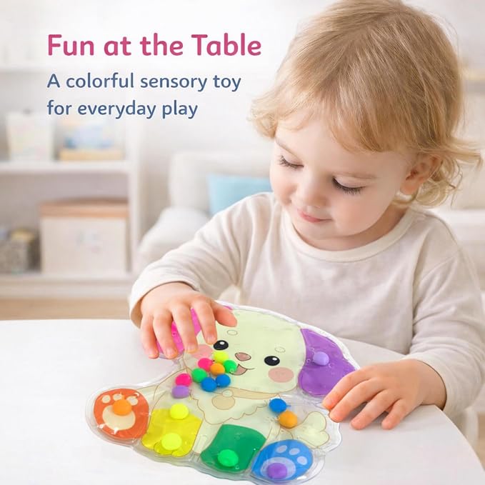 Sean's Choice Color Sorting Sensory Toys for Toddlers, Roadtrip Travel Essenstial Fine Motor Autism Fidget Preschool Classroom Activities for Kids (Dog)