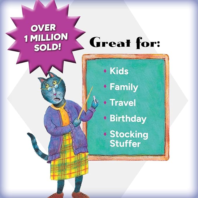 Gamewright Rat‑A‑Tat Cat Card Game – Family Board Games & Kids Games | Memory & Strategy Game for Kids 6+ | Quick Play Card Game for Family Game Night, 2‑6 Players