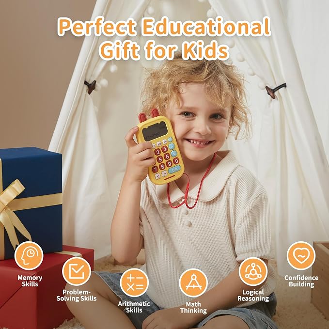 alilo Math Games for Kids Ages 5-12, Portable Math Toys for Travel | Practicing Addition, Subtraction, Multiplication and Division, Educational Toy with 5 Modes, 19 Math Games,50K Math Questions