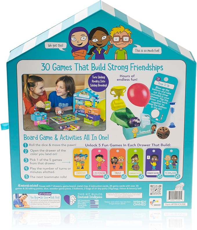 Open The Joy House of Friendship – DIY Kids Social Skills Craft Kit