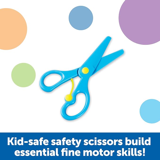 Learning Resources Trace Ace Scissor Skills Set - Develop Scissor Skills, Toddler Scissors, Preschool Learning Activities for Boys and Girls Ages 3+