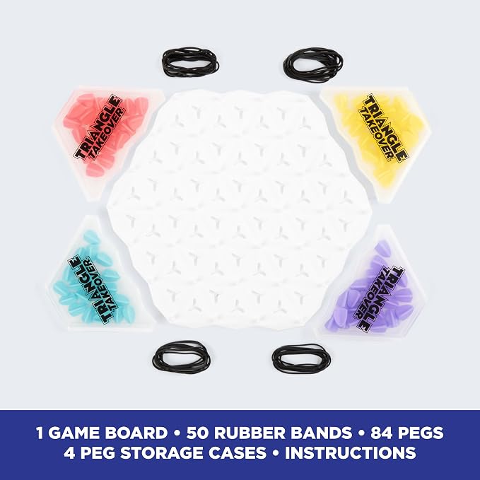 Triangle Takeover By Relatable, Exciting Brain Games for Family Gatherings, A Great Choice for Kids Board Games and Kids Party Games, Appropriate for Players Ages 8 and Up