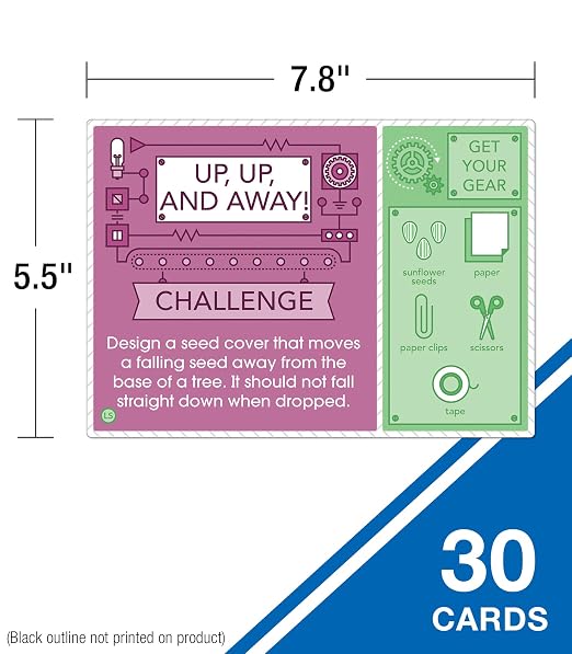 Carson Dellosa Stem Challenges, Seasonal, Physical, Life, Earth & Space Science Kits for Kids Ages 8-12, Educational Games and Experiments for 3rd Grade and Up (Pack of 6)
