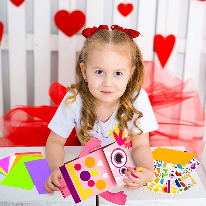 WATINC Hand Puppet Making Kit, Paper Sock Puppet Toys for Kids (Monsters) | 9 Styles, Make Your Own Storytelling & Role Play Crafts, Creative Group Activity, Party Favors & Gifts for Kids Ages 4-8