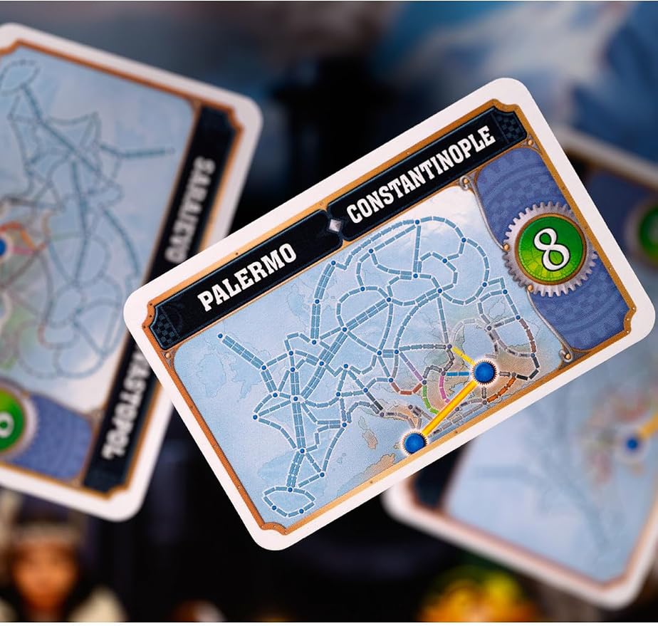 Ticket to Ride Europe Board Game (2026 Refresh) | Classic Train Adventure Strategy Game for Families, Kids and Adults, Ages 8+, 2-5 Players, 30-60 Minute Playtime