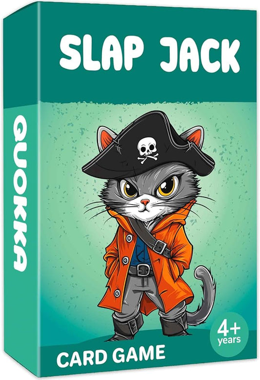 Quokka Slap Jack Card Game for Kids Ages 4–8 – Fun Family Game with Cute Characters, Perfect for Travel, Playdates, Family Time – Educational & Engaging Playing Cards for Kids, Easy to Learn