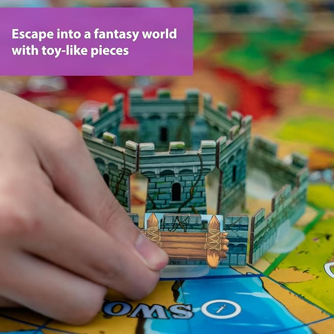 Fireside Games Castle Panic 2nd Edition Fantasy Board Game | Cooperative tower defense, Ages 8+, 1-6 players, Fantasy theme, Family strategy, Standalone game
