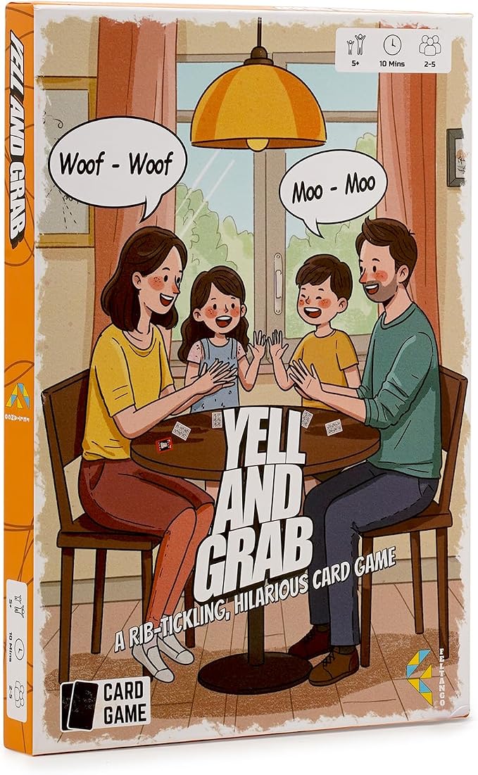 Yell and Grab, Card Games for Kids