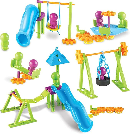 Learning Resources Playground Engineering & Design Building Set | Building Toys for Kids Ages 4-8, Toddler STEM Toys, Classroom STEM Activities, Engineering for Kids, Construction Toy