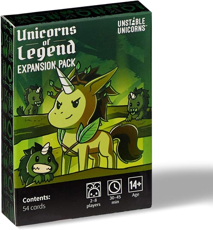 Unstable Games - Unstable Unicorns Unicorns of Legend Expansion Pack - Perfect for Family Game Night!