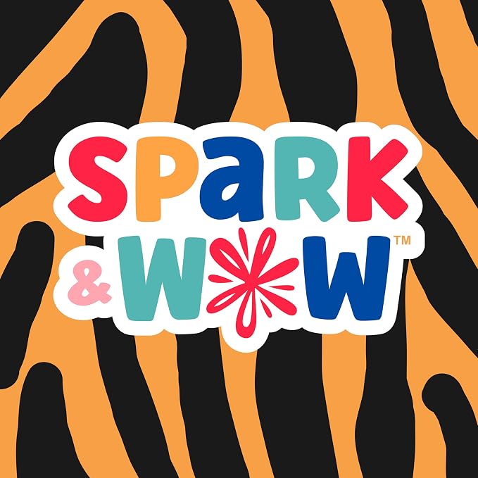 Spark & Wow Wooden Magnets, Animals, Set of 20 | Magnets for Kids Ages 2+, Open-Ended Play, Adhere to Fridges, Whiteboards and More