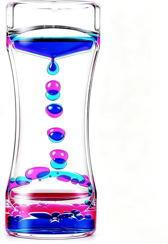 Liquid Motion Bubbler - Fidget Tubes for Stress Relief - Calming Visual Play for School, Home, Office, Holoday Stocking Stuffer - Calming Sensory Toys for Kids with Autism or Special Needs