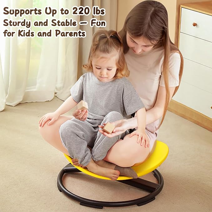 Sensory Spinning Chair For Kids With Autism, Sit And Spin Toy Age 3+ | Autism Spinning Chair Supports Balance, Focus And Motor Skills, Sensory Chair For Home, School And Sensory Room Must Haves