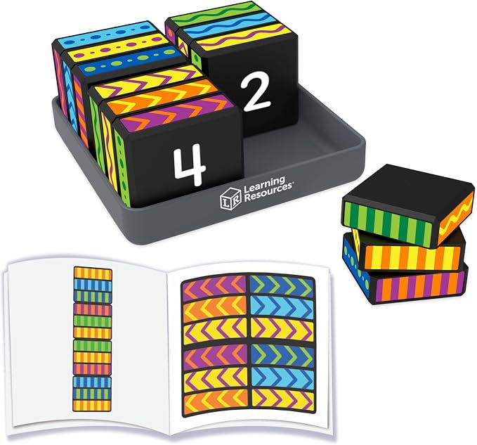 Learning Resources Brainometry Cubed | 3D Brain Teaser Puzzles, Fidget Puzzle Game for Kids, Educational Games, Problem Solving Toys, Fidget Cube