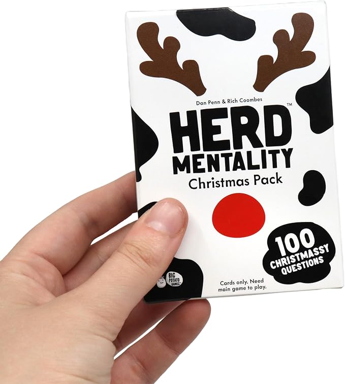 Herd Mentality Christmas Expansion Pack - 100 New Christmas Questions - Main Game Required (Sold Separately)