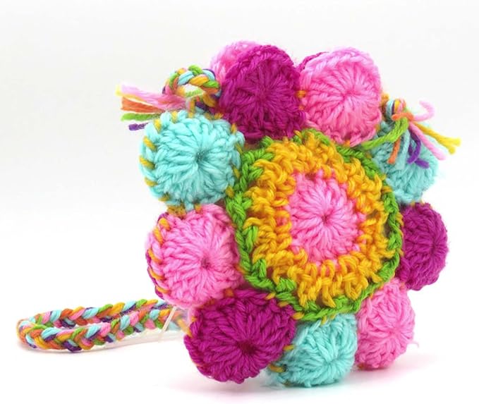 4M Easy-to-Do Crochet Kit - DIY Knitting Set for Beginners & Kids Ages 8+ | All-in-1 yarn craft kit includes hooks and materials to create a mini bag, coasters, and placemat with ease