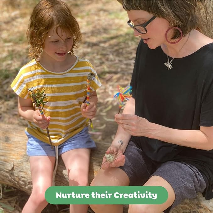 Tiger Tribe Nature Art Set for Kids: Creative Activity Set Turning Natural Treasures into Art; Supplies Included for Art Projects; Ages 3 and Up