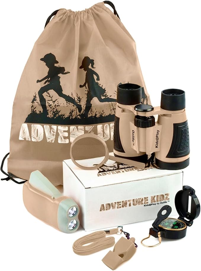 Tan Adventure Kidz Outdoor Exploration Kit