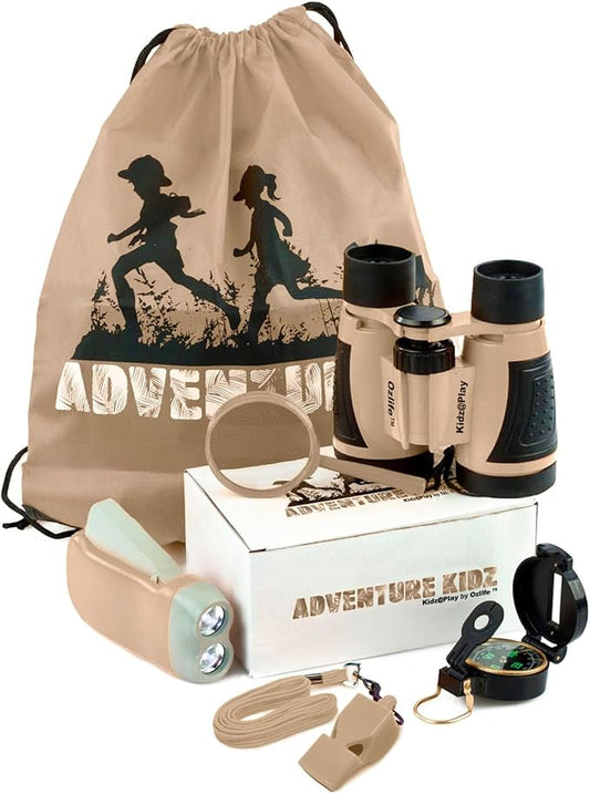 Tan Adventure Kidz Outdoor Exploration Kit