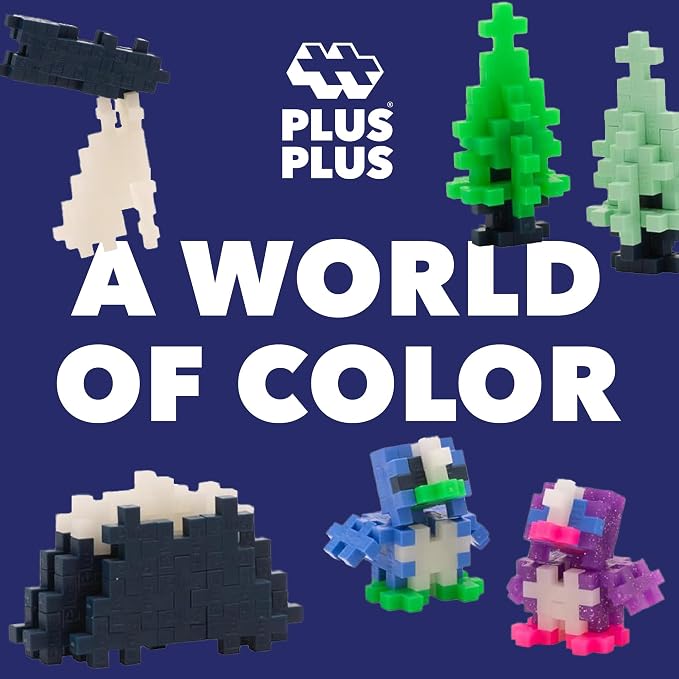PLUS PLUS 240 Piece Northern Lights Mix, Mini Waffle Blocks STEM Toys | Sensory Bin Filler, Classroom Must Haves, Gifts for Boys & Girls, Autistic Toys, Christmas Stocking Stuffers for Kids