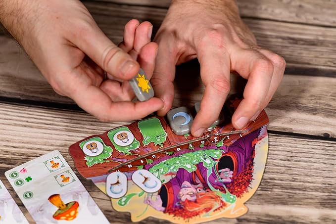 Carnuta Board Game | Potion Brewing Strategy Game with Acrylic Runes, Family Fun for Kids & Adults, Ages 10+, 2-4 Players, 30 Minute Playtime