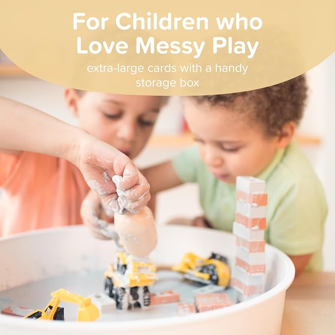 30 x Sensory Play Activity Cards for 2 Years Plus | Inspiration for Creative Sensory Play Activities | Suitable for 2 years and Older | Also Available for Toddlers