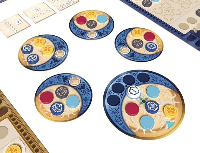 Asmodee Azul Duel Board Game - Competitive Head-to-Head Tile-Placement Strategy Game, Stunning Mosaic Art and Quick Gameplay for Kids & Adults, Ages 8+, 2 Players, 30-45 Minute Playtime | Competitive Head-to-Head Tile-Placement Strategy Game, Stunning ...