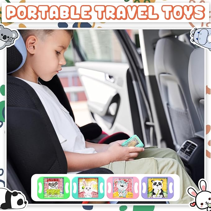 Jellyarch 36 Pcs Mini Maze Puzzle Bulk Small Handheld Maze Cube, Animals | Educational Handheld Travel Game, Classroom Exchange Return Gifts, Brain Teaser for Students and Adults, Portable Puzzle Set