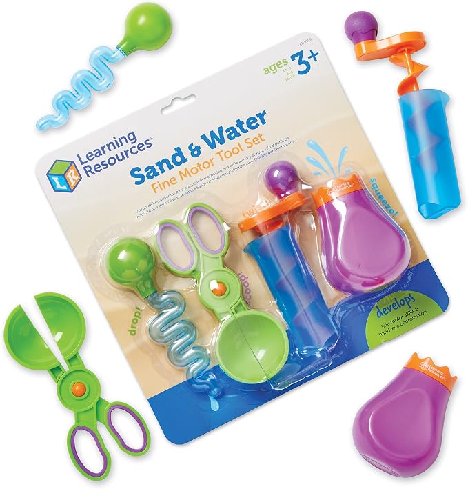 Learning Resources Sand & Water Fine Motor Tool Set