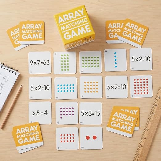 Fun Express Array Matching Game for Kids - 161 Pieces | Educational And Learning Activities