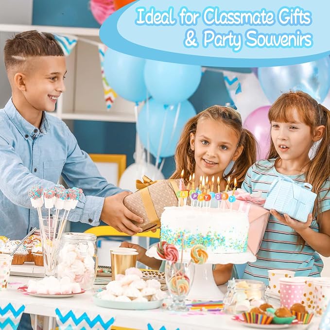 12Pack Exchange Gifts with Cards, Party Favors Party Supplies for Classroom School Teens Classmates Prizes