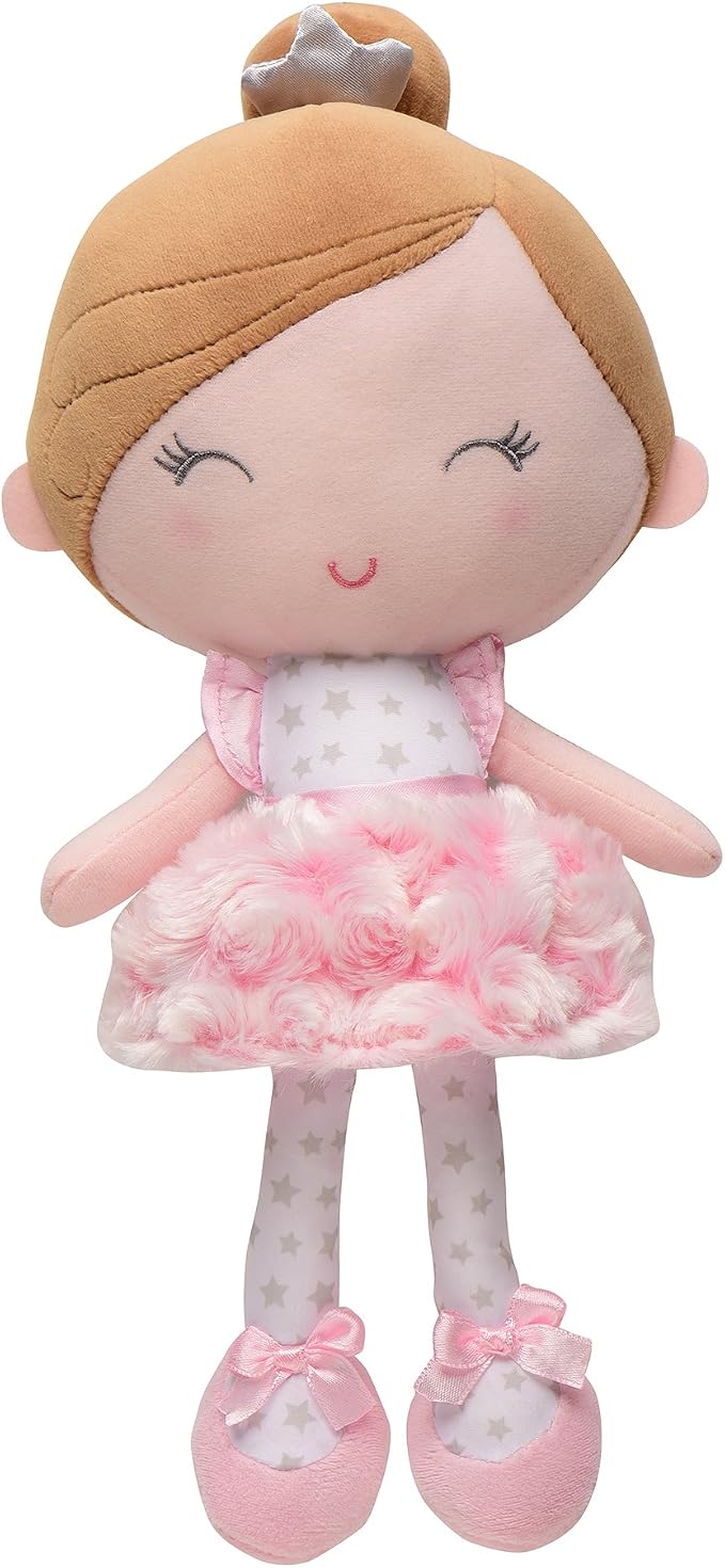 Baby Starters Plush Snuggle Buddy Baby Doll, Soft Annette Doll