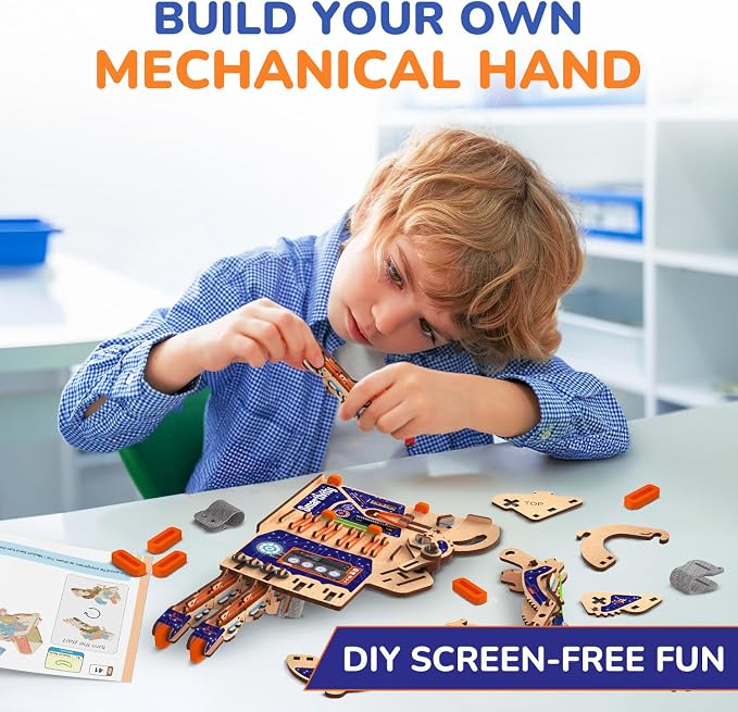 Smartivity Robotic Mechanical Hand STEM Toy for Kids 8-14 | Parents' Choice Award Winner | Superhero STEM Toy | Birthday Gift for Boys & Girls Ages 8,9,10,11,12,13,14