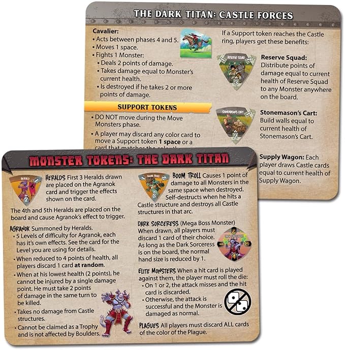 The Dark Titan ⎸Castle Panic Expansion ⎸Board Game for Adults and Family ⎸Cooperative Board Game ⎸Ages 8+ ⎸for 1 to 6 Players