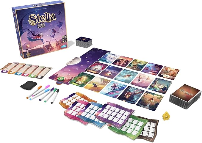 Asmodee Stella: Dixit Universe Board Game - Competitive Sky Exploration Image Association and Strategic Guessing, Fun Family Game for Kids and Adults, Ages 8+, 3-6 Players, 30 Min Playtime