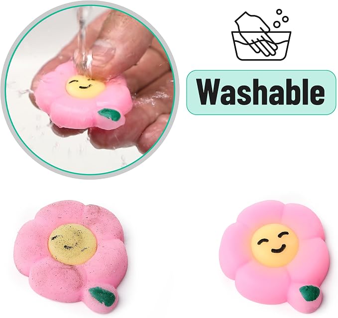 Mr. Pen- Easter Squishy Toys for Kids, 48 Pack | Washable Twistable Stretchy Squishies Bulk, Soft Stress Relief Sensory Toys for Squeezing, Easter Basket Stuffers