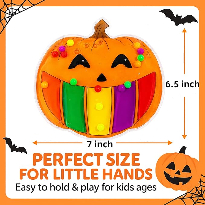 UURM 2 Pack Halloween Color Sorting Sensory Toy Travel Toys for Toddler 2+