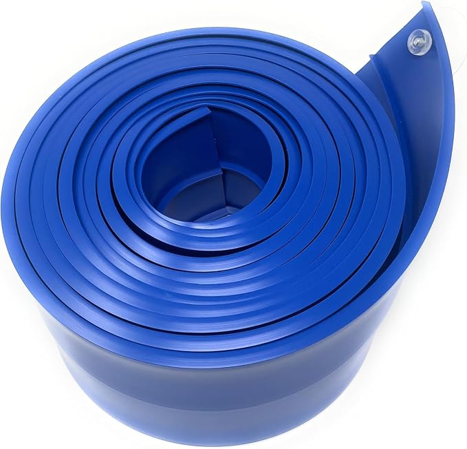 FlexTrack 5000 Flexible Race Car Track for Kids Toy with Suction Cups Compatible with Hot Wheels and Diecast 1/64th Cars and More 15 Feet Long Rolls Up Portable Racetrack (Racing Blue)