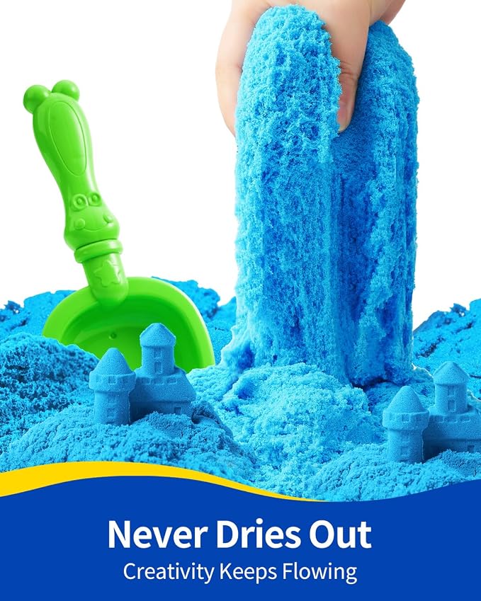 OleOletOy Colored Sand Bulk for Kids: 12 Lbs Large Pack Multicolor Moldable Sand - Classroom Activities for Kids Boys Girls Age 3-8 Sensory Play - Bulk Sand for Sandbox Party Favors Sensory Bin Filler
