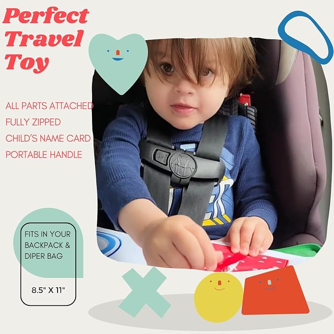 My Quiet Book for Toddlers (Pack of 2) - Travel Essentials for Toddlers 1-3