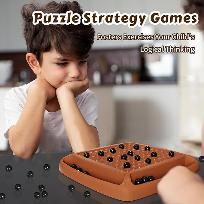 Magnet Game, Family Games for Kids and Adults, Board Games for Kids 8-12, Magnetic Games Ideal for Family and Friend Game Night, 2-4 Players, ChristmasGifts for Grandkids Teen Boys Girls (28pcs)