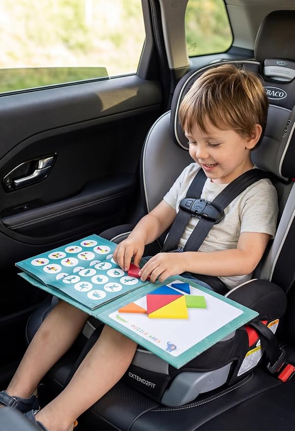2 Sets Magnetic Travel Tangram for Kids, Tangrams Puzzles | Creative Magnetic Puzzles and Brain - Stimulating Toys, Busy Travel Toys for Car, Cruise & Airplane Rides