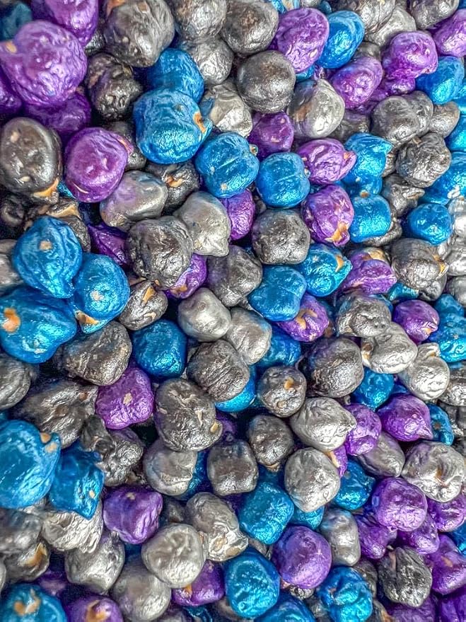 Colored Chickpeas for Sensory Play and Sensory Bins - Many Different Seasonal Colors (4 Cups, Outer Space 2)