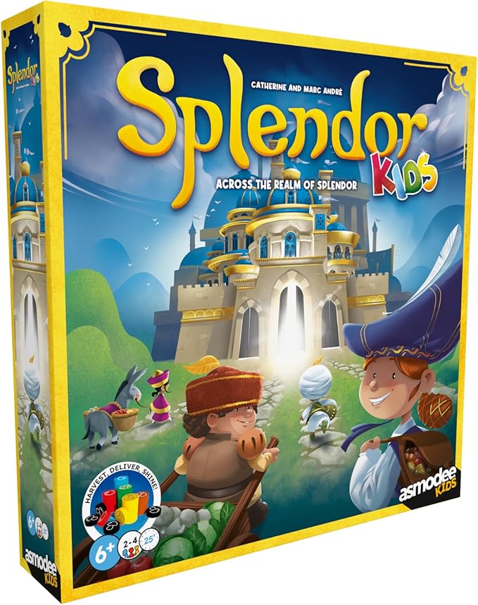 Asmodee Splendor Kids Strategy Board Game | Collect gems, recruit pirate crews, and race for treasure. Ages 6+, 2-4 players, 20 min.