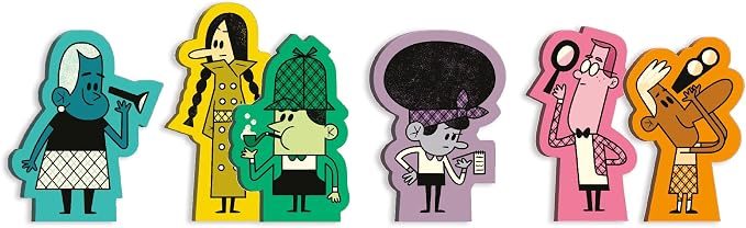 Buffalo Games Junior Detective Board Games for Kids 6-8, Family Board Games | Cooperative Clue-Solving, Hidden Clue Decoder, Quick Setup, 2-6 Players, For Kids 8-12, Family Board Games, Trust-Based Play