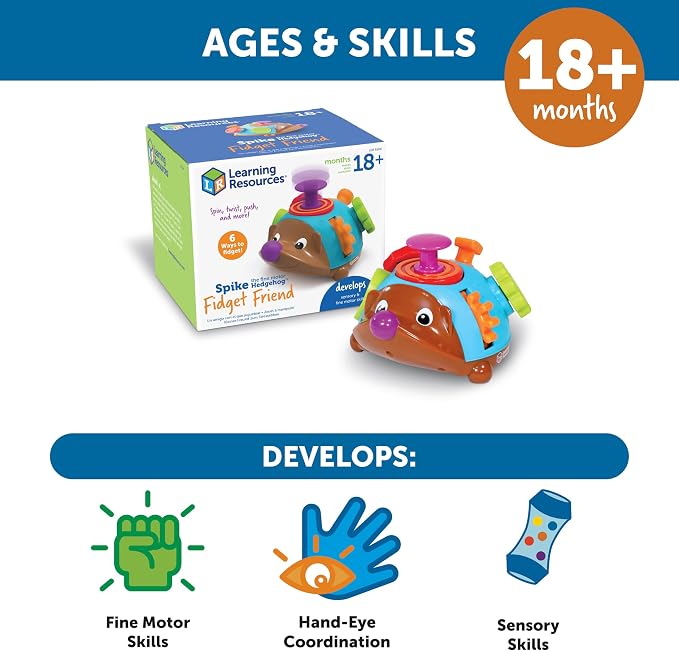 Learning Resources Spike the Fine Motor Hedgehog Fidget Friend