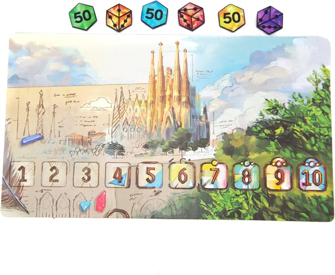 Floodgate Games Sagrada Board Game | Family Game for Kids and Adults | Dice Drafting and Placement Strategy Game | Ages 10+ | 1 to 4 Players Remastered Deluxe Edition
